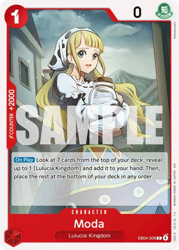 Moda — Adventure on Kami's Island — One Piece Card Game