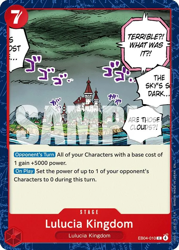 Lulucia Kingdom — Adventure on Kami's Island — One Piece Card Game