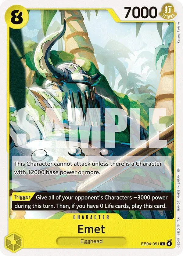 Emet from Adventure on Kami's Island - One Piece Card Game