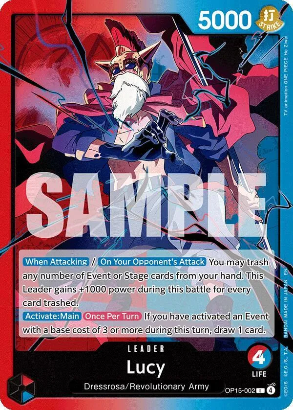 Lucy — Adventure on Kami's Island — One Piece Card Game