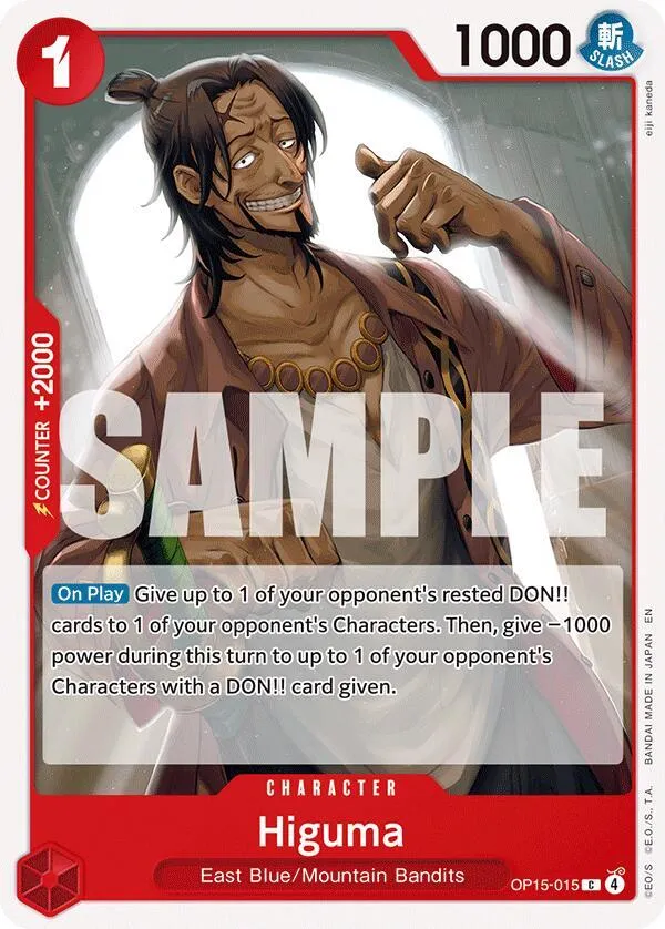 Higuma — Adventure on Kami's Island — One Piece Card Game