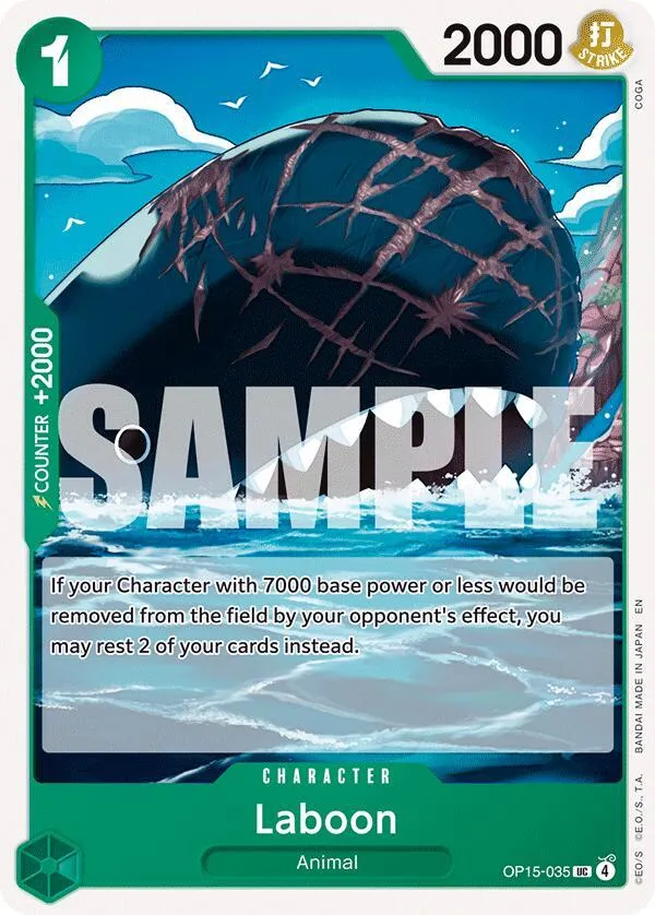 Laboon — Adventure on Kami's Island — One Piece Card Game