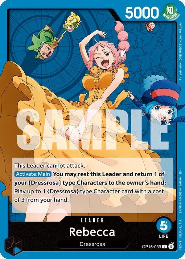 Rebecca (OP15-039) — Adventure on Kami's Island — One Piece Card Game