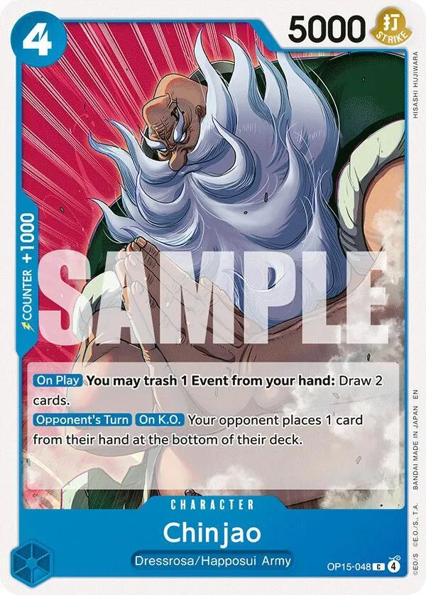 Chinjao — Adventure on Kami's Island — One Piece Card Game