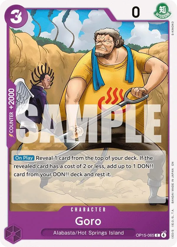 Goro — Adventure on Kami's Island — One Piece Card Game