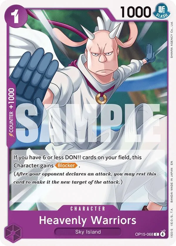 Heavenly Warriors — Adventure on Kami's Island — One Piece Card Game