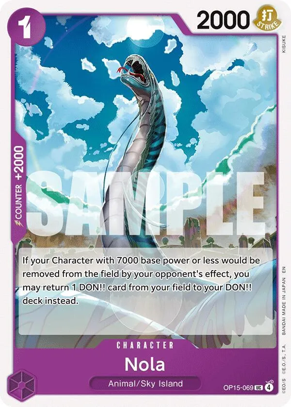 Nola — Adventure on Kami's Island — One Piece Card Game