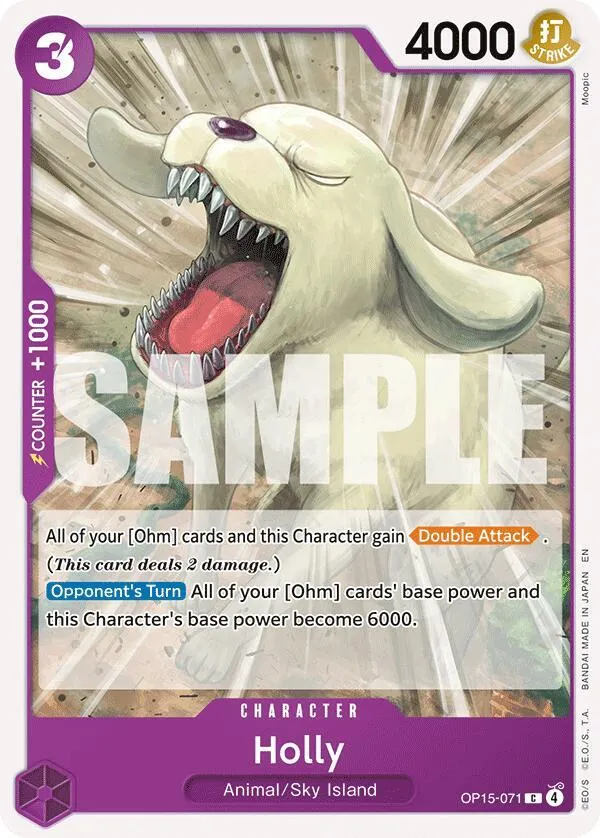 Holly — Adventure on Kami's Island — One Piece Card Game
