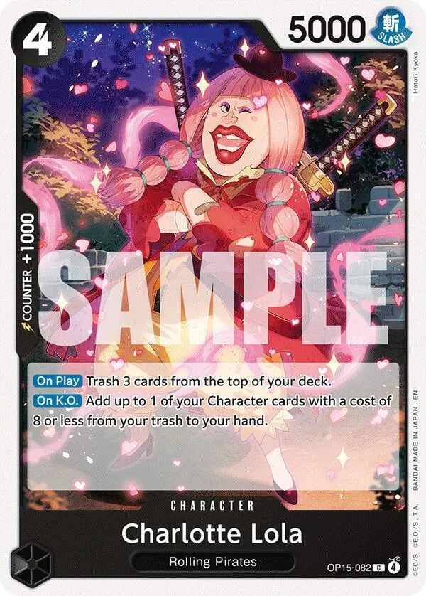 Charlotte Lola — Adventure on Kami's Island — One Piece Card Game