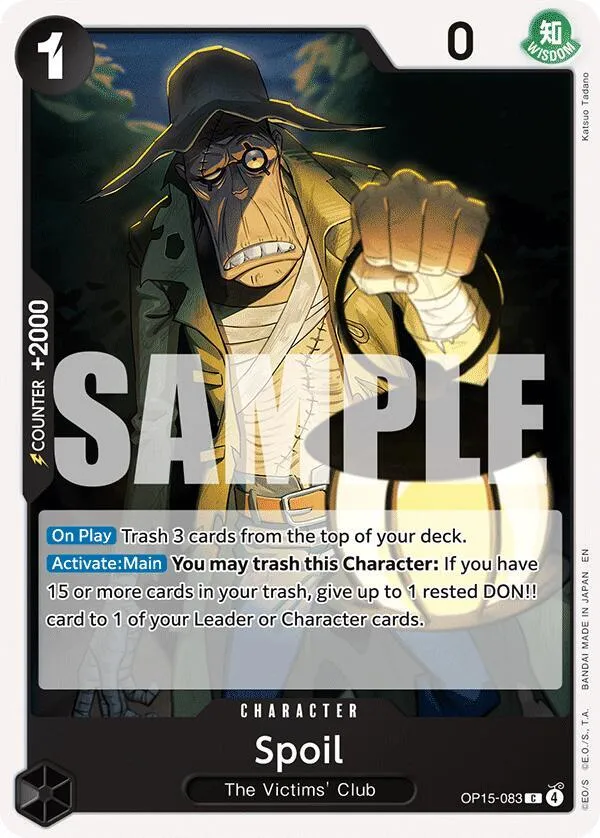 Spoil — Adventure on Kami's Island — One Piece Card Game