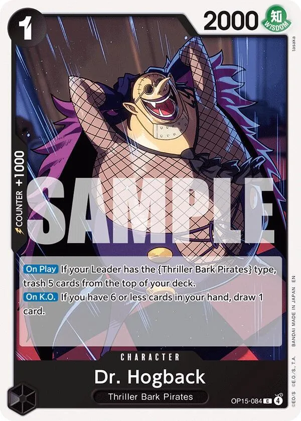 Dr. Hogback — Adventure on Kami's Island — One Piece Card Game