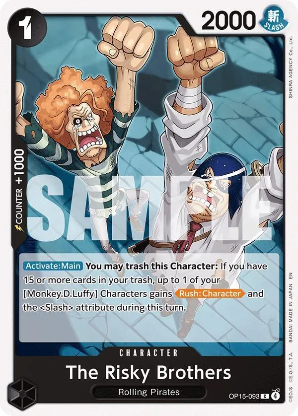 The Risky Brothers — Adventure on Kami's Island — One Piece Card Game