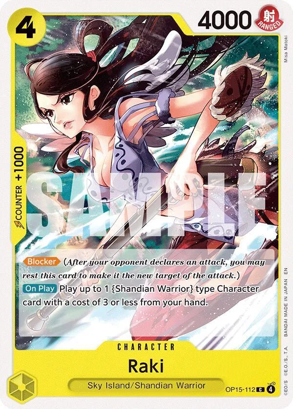 Raki — Adventure on Kami's Island — One Piece Card Game