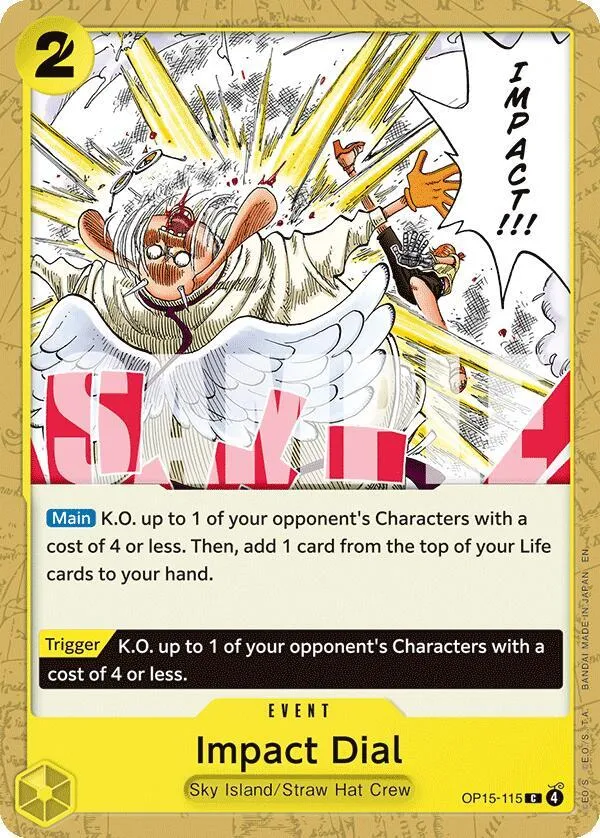 Impact Dial — Adventure on Kami's Island — One Piece Card Game