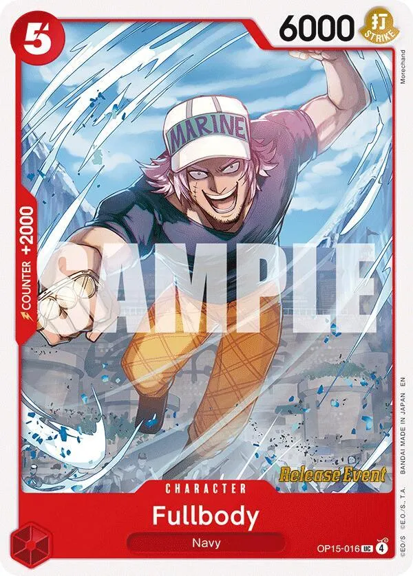 Fullbody — Adventure on Kami's Island Release Event Cards — One Piece Card Game