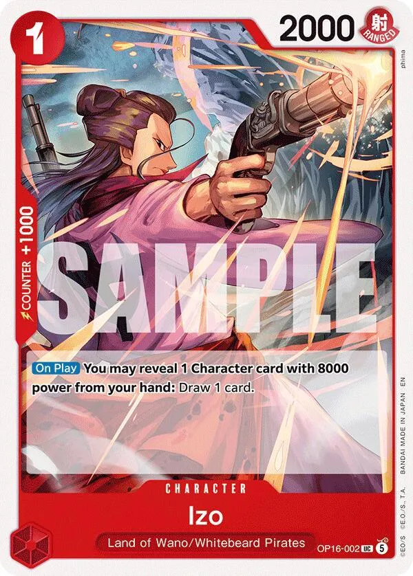 Izo — The Time of Battle — One Piece Card Game