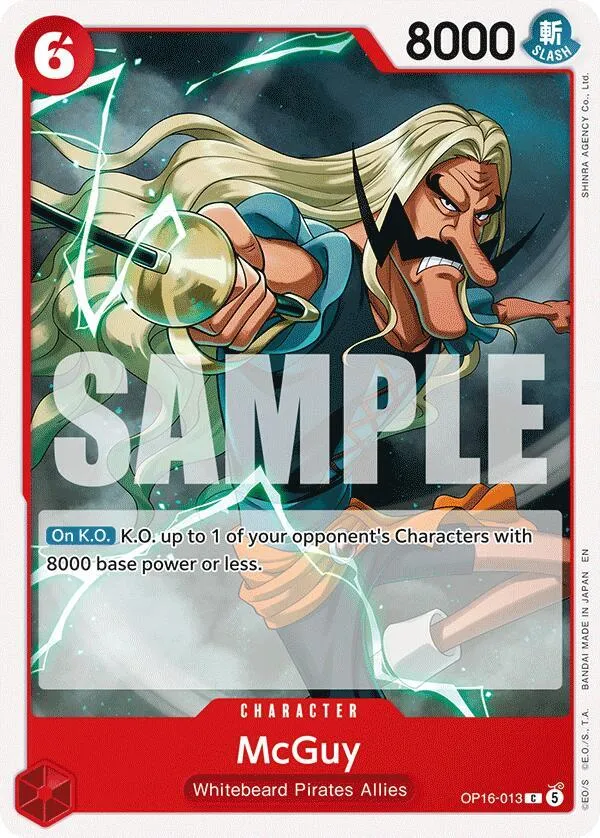 McGuy — The Time of Battle — One Piece Card Game