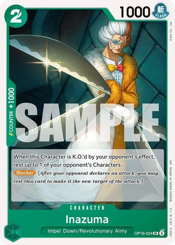 Inazuma — The Time of Battle — One Piece Card Game