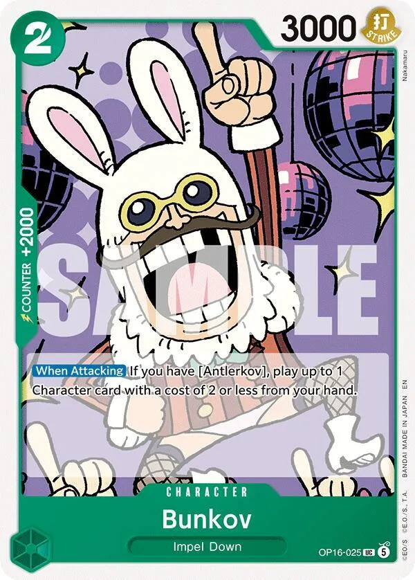 Bunkov — The Time of Battle — One Piece Card Game