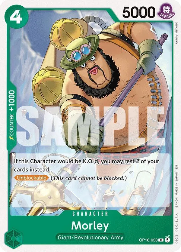 Morley — The Time of Battle — One Piece Card Game
