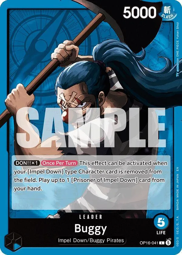 Buggy (041) — The Time of Battle — One Piece Card Game