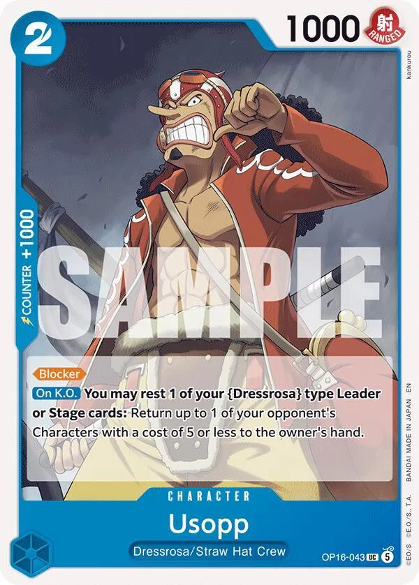 Usopp — The Time of Battle — One Piece Card Game