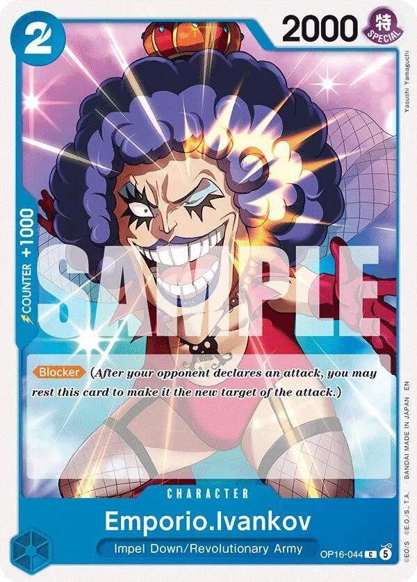 Emporio.Ivankov (044) — The Time of Battle — One Piece Card Game