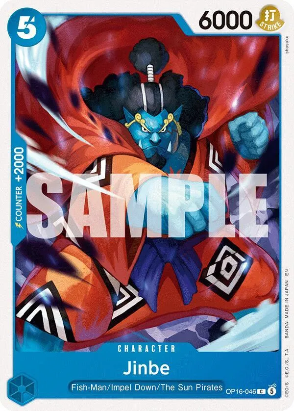 Jinbe (046) — The Time of Battle — One Piece Card Game