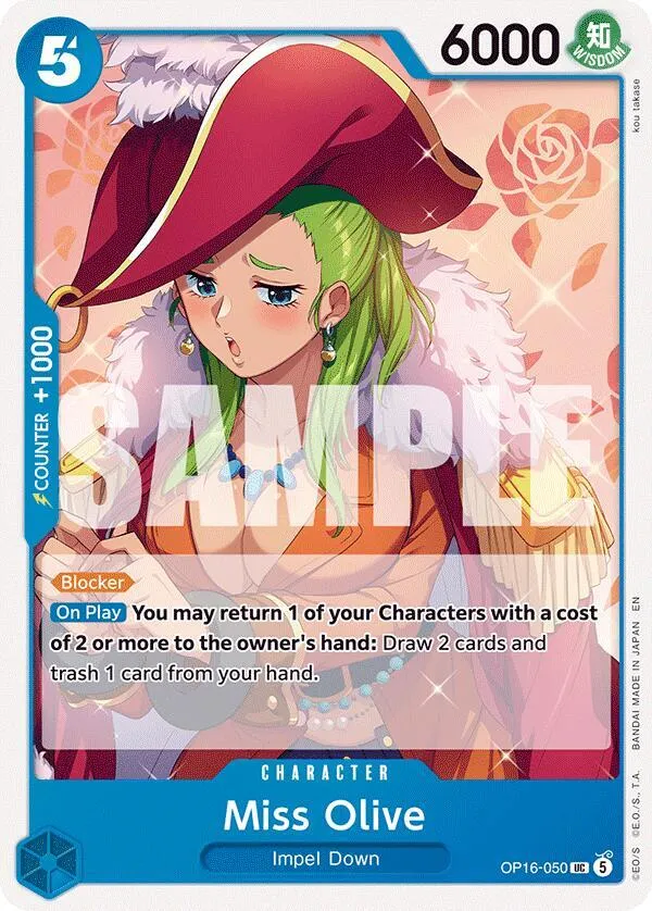 Miss Olive — The Time of Battle — One Piece Card Game
