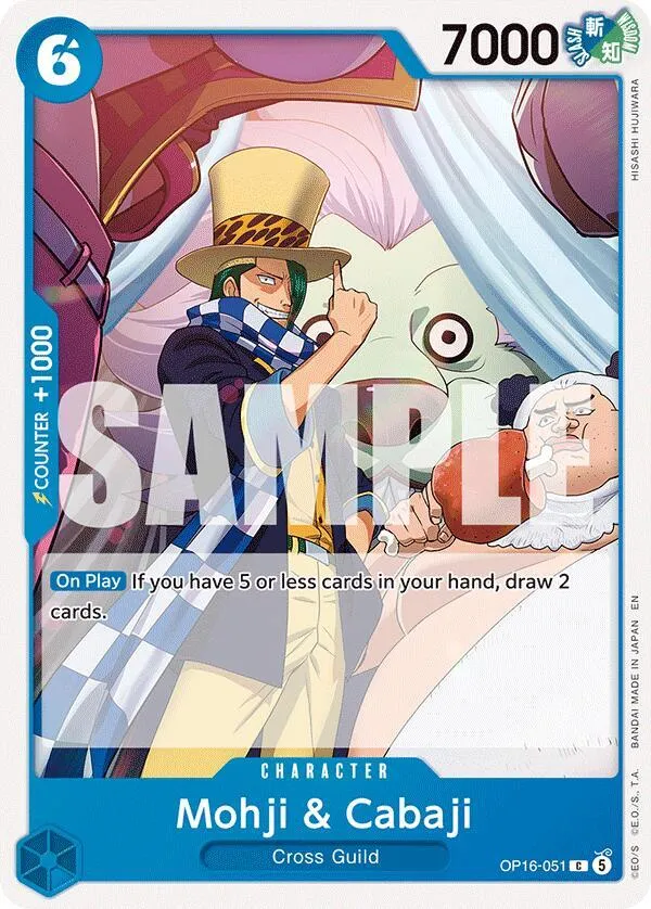 Mohji & Cabaji — The Time of Battle — One Piece Card Game