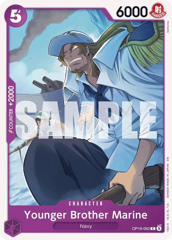 Younger Brother Marine — The Time of Battle — One Piece Card Game