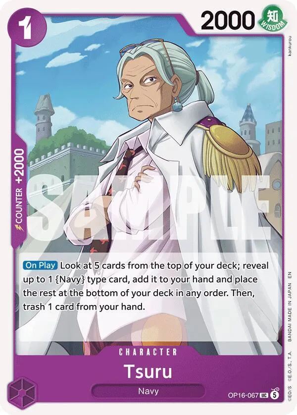Tsuru — The Time of Battle — One Piece Card Game