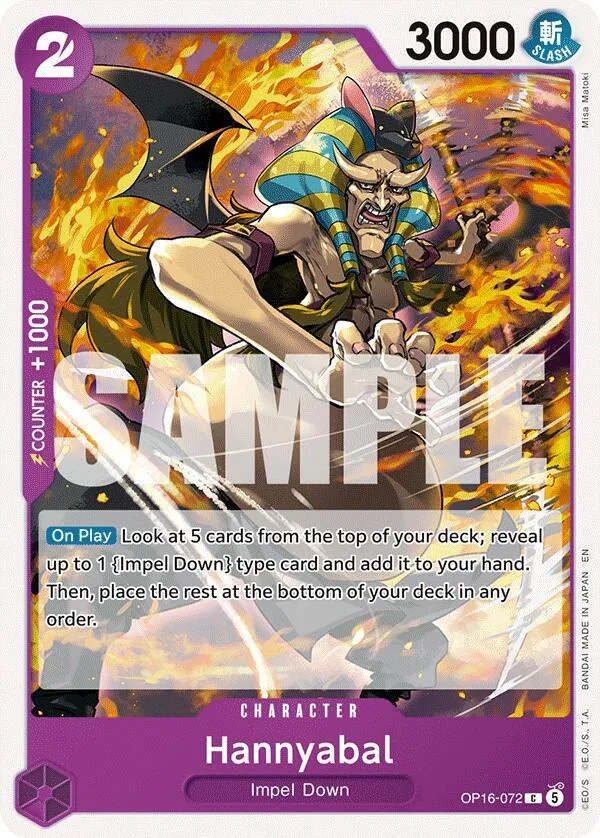 Hannyabal — The Time of Battle — One Piece Card Game