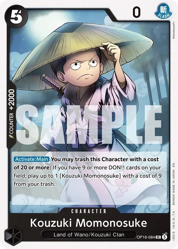 Kouzuki Momonosuke (084) — The Time of Battle — One Piece Card Game