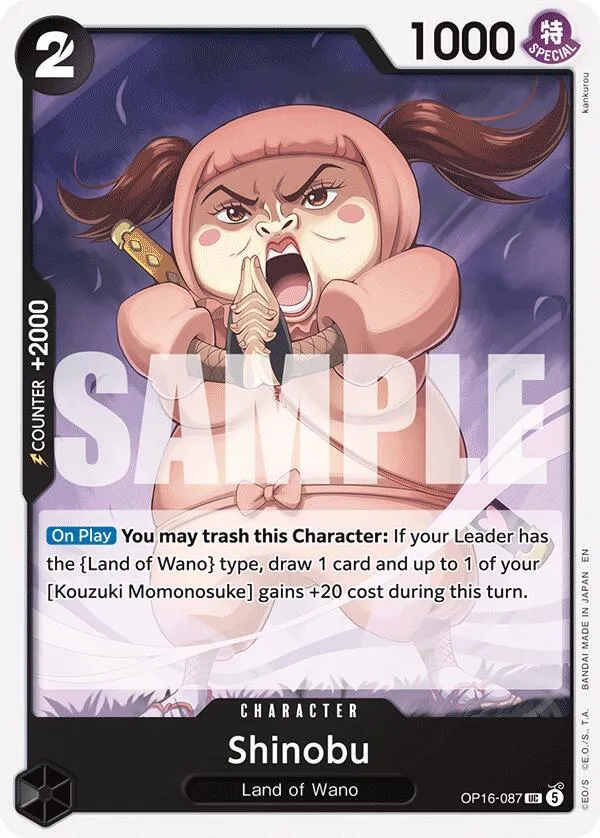 Shinobu — The Time of Battle — One Piece Card Game