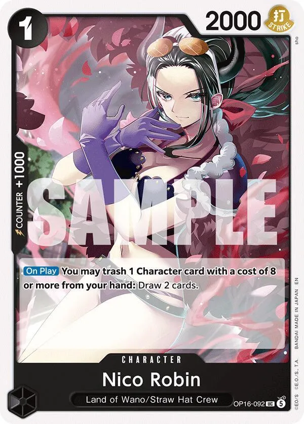 Nico Robin from The Time of Battle - One Piece Card Game