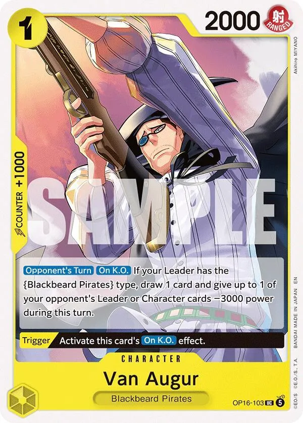 Van Augur — The Time of Battle — One Piece Card Game
