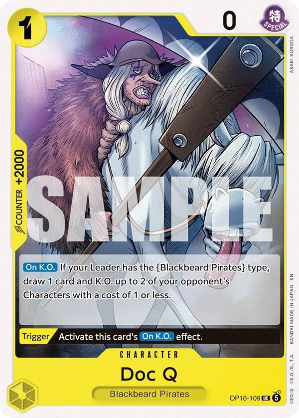 Doc Q — The Time of Battle — One Piece Card Game