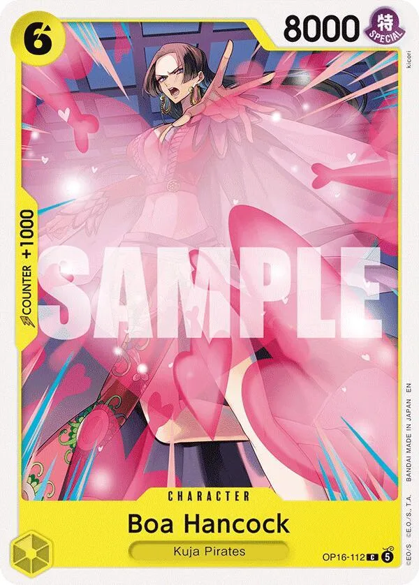 Boa Hancock (112) — The Time of Battle — One Piece Card Game