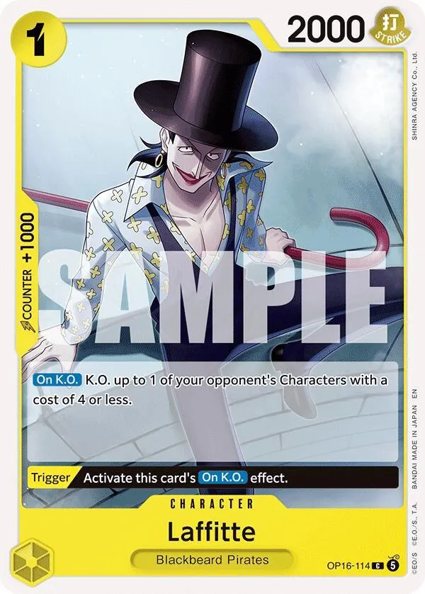 Laffitte — The Time of Battle — One Piece Card Game