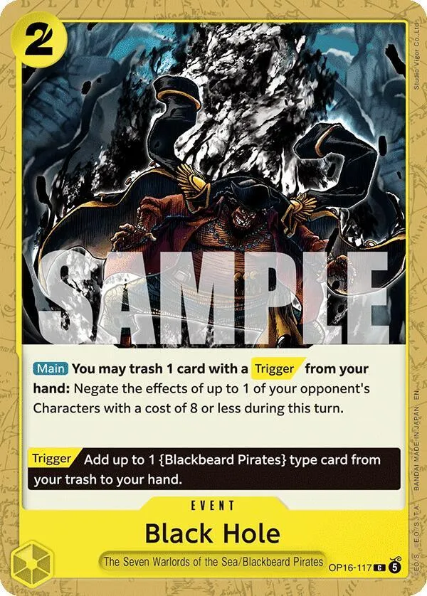 Black Hole — The Time of Battle — One Piece Card Game