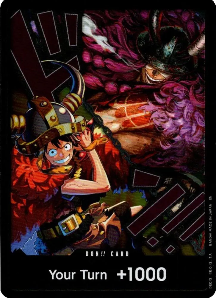 DON!! Card (Alternate Art) (Luffy and Loki) — The World's Strongest Warriors — One Piece Card Game