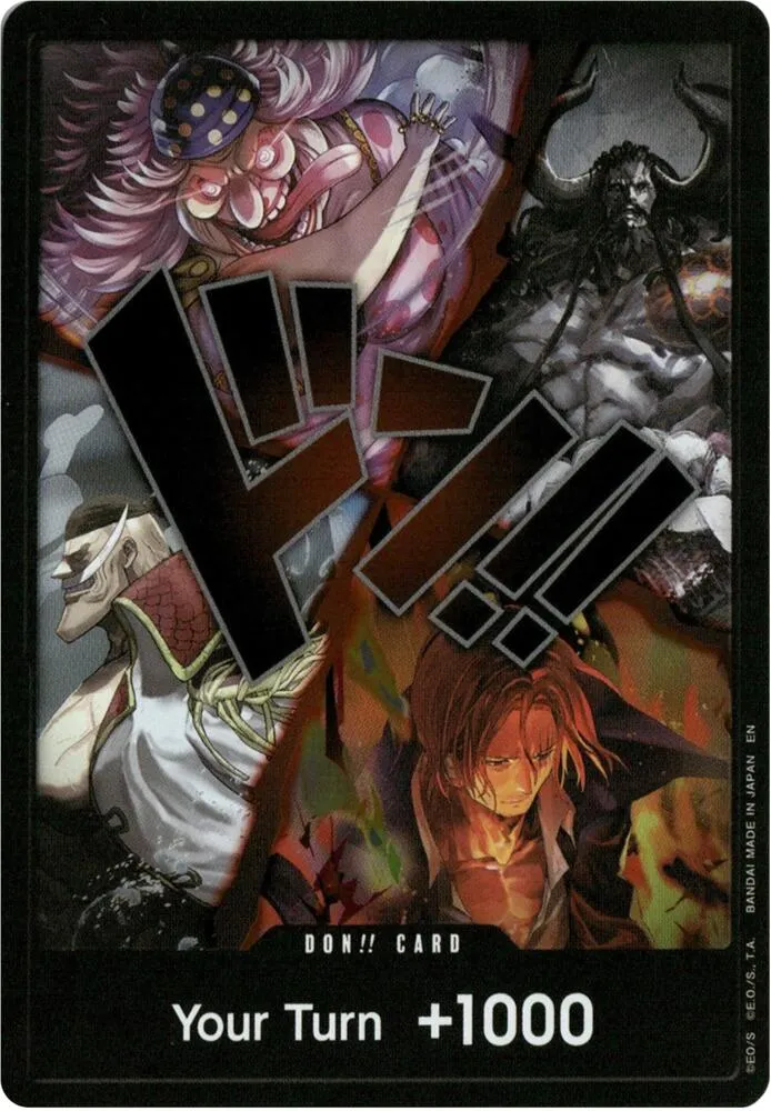 DON!! Card (Alternate Art) (The Four Emperors) — The World's Strongest Warriors — One Piece Card Game