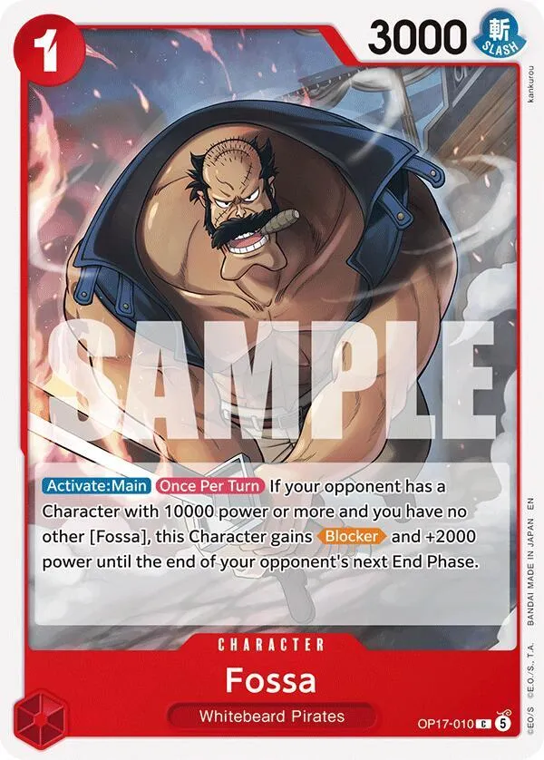Fossa — The World's Strongest Warriors — One Piece Card Game