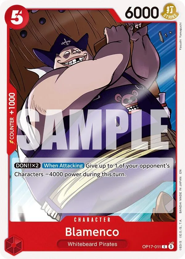 Blamenco — The World's Strongest Warriors — One Piece Card Game