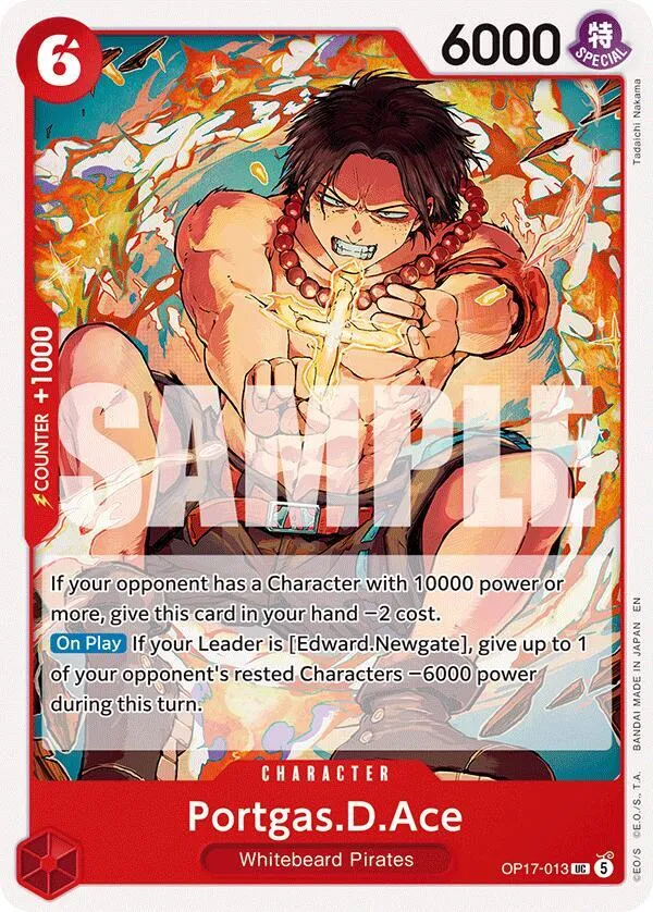 Portgas.D.Ace — The World's Strongest Warriors — One Piece Card Game