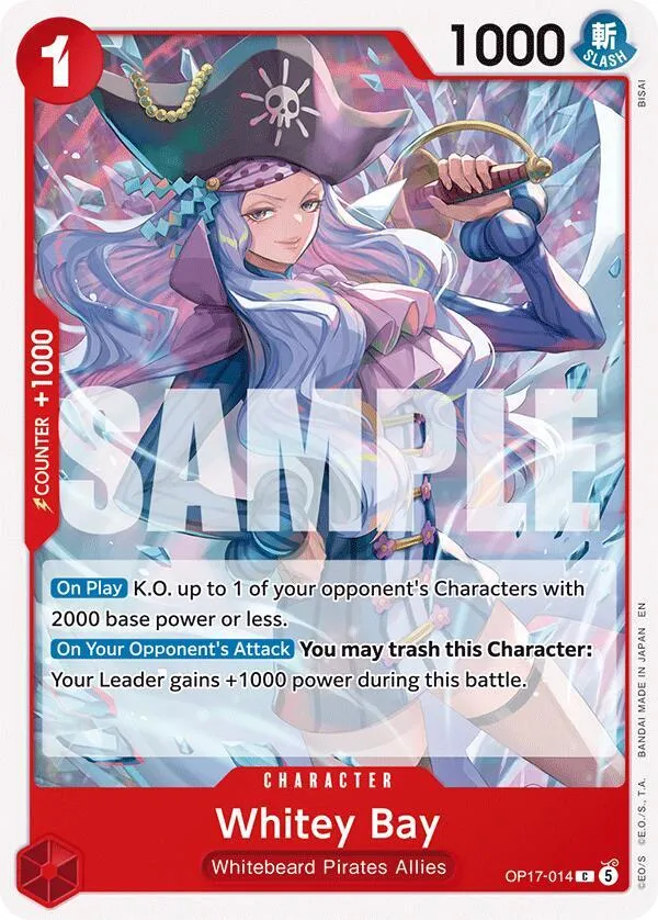 Whitey Bay — The World's Strongest Warriors — One Piece Card Game