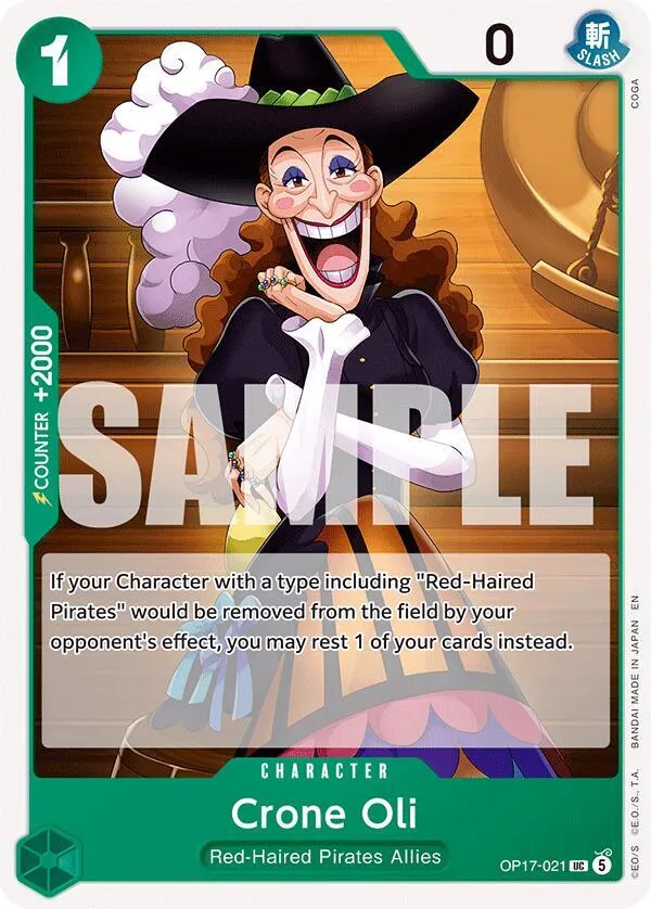 Crone Oli — The World's Strongest Warriors — One Piece Card Game
