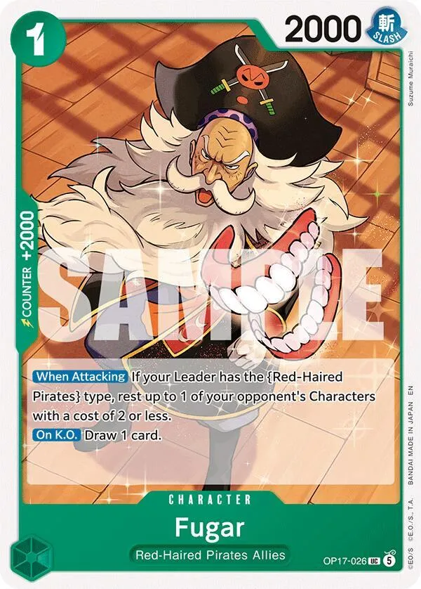 Fugar from The World's Strongest Warriors - One Piece Card Game