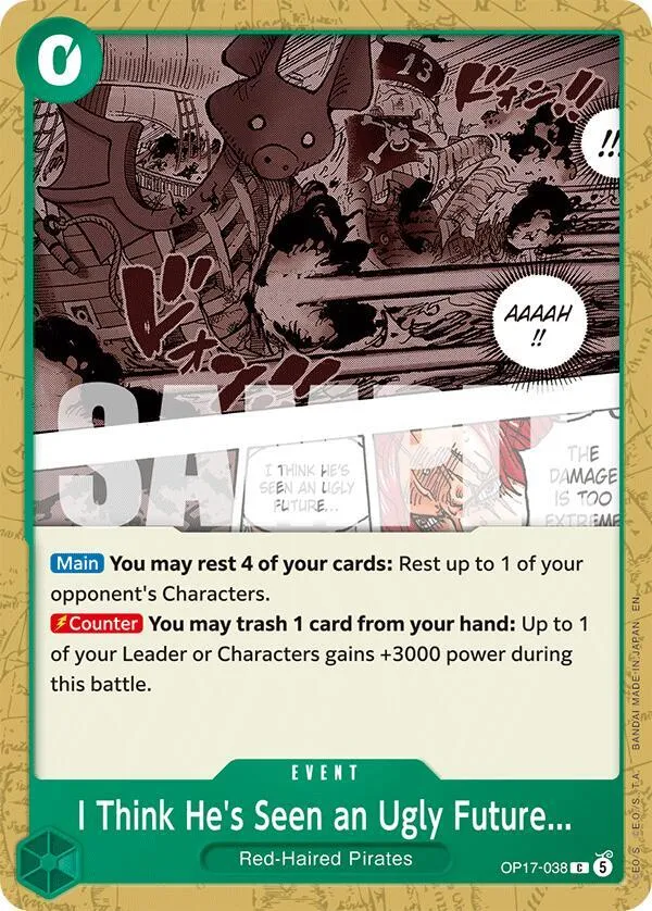 I Think He's Seen an Ugly Future... — The World's Strongest Warriors — One Piece Card Game
